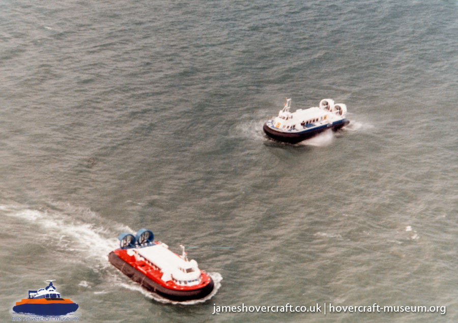 AP1-88 hovercraft promotional day by BHC -  (credit: The <a href='http://www.hovercraft-museum.org/' target='_blank'>Hovercraft Museum Trust</a>).